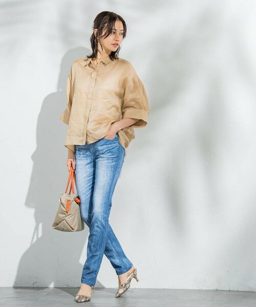 LAUTREAMONT / ロートレアモン シャツ・ブラウス | 【WEB限定】ラミーシャツブラウス≪洗濯機で洗える≫ | 詳細21