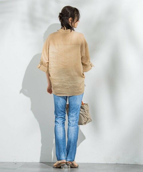 LAUTREAMONT / ロートレアモン シャツ・ブラウス | 【WEB限定】ラミーシャツブラウス≪洗濯機で洗える≫ | 詳細23