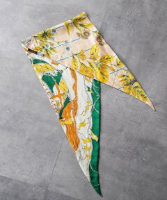 LAUTREAMONT / ロートレアモン マフラー・ショール・スヌード・ストール | 【manipuri】ダイヤ型スカーフ モンゴルフィエ/アンティークレシピ