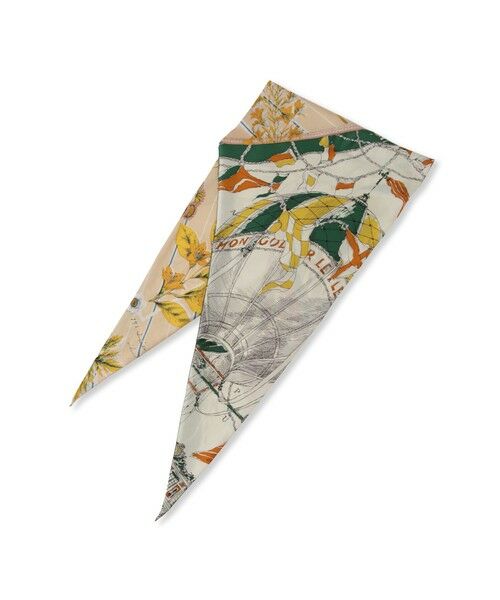 LAUTREAMONT / ロートレアモン マフラー・ショール・スヌード・ストール | 【manipuri】ダイヤ型スカーフ モンゴルフィエ/アンティークレシピ | 詳細1