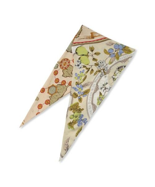 LAUTREAMONT / ロートレアモン マフラー・ショール・スヌード・ストール | 【manipuri】ダイヤ型スカーフ モンゴルフィエ/アンティークレシピ | 詳細9