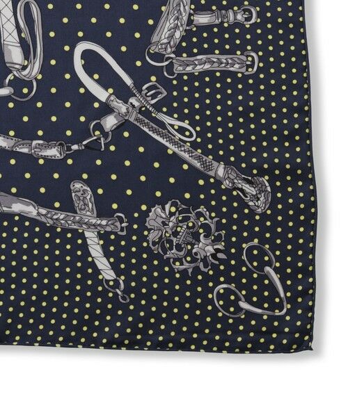 LAUTREAMONT / ロートレアモン マフラー・ショール・スヌード・ストール | 【WEB限定】【manipuri】＜シルクスカーフ88＞ ドットビット | 詳細10