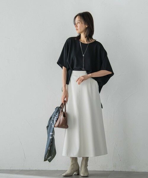 LAUTREAMONT / ロートレアモン マフラー・ショール・スヌード・ストール | 【WEB限定】【manipuri】＜シルクスカーフ88＞ ドットビット | 詳細3