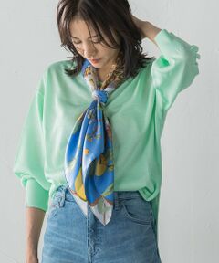 ロートレアモン　ふわふわストール　和服にも あぶみ柄シルクスカーフ | LAUTREAMONT (Women)/ロートレアモン