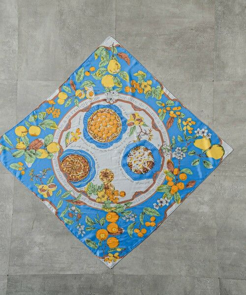 LAUTREAMONT / ロートレアモン マフラー・ショール・スヌード・ストール | 【WEB限定】【manipuri】＜シルクスカーフ88＞アンティークレシピ | 詳細1