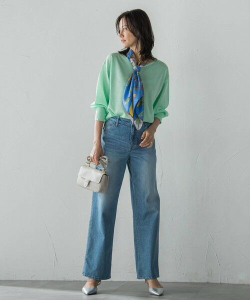 LAUTREAMONT / ロートレアモン マフラー・ショール・スヌード・ストール | 【WEB限定】【manipuri】＜シルクスカーフ88＞アンティークレシピ | 詳細3