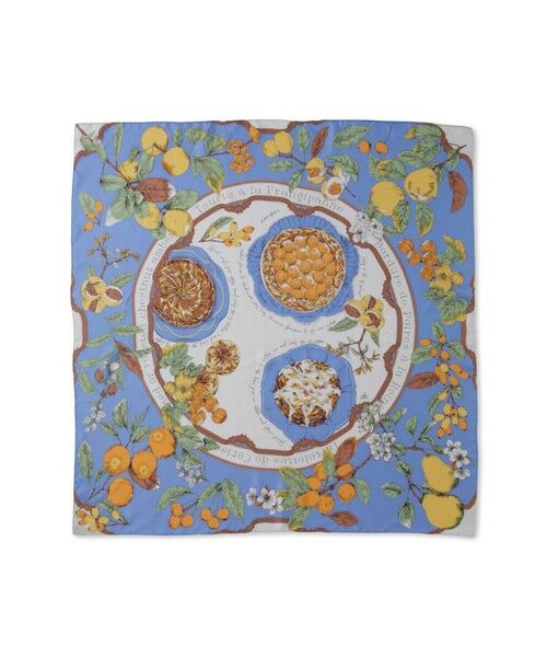 LAUTREAMONT / ロートレアモン マフラー・ショール・スヌード・ストール | 【WEB限定】【manipuri】＜シルクスカーフ88＞アンティークレシピ | 詳細5