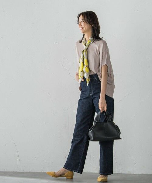 LAUTREAMONT / ロートレアモン マフラー・ショール・スヌード・ストール | 【WEB限定】【manipuri】＜シルクスカーフ88＞アンティークレシピ | 詳細17