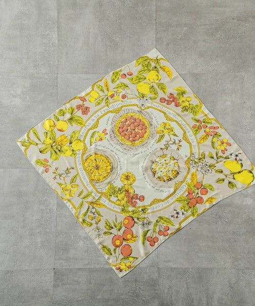 LAUTREAMONT / ロートレアモン マフラー・ショール・スヌード・ストール | 【WEB限定】【manipuri】＜シルクスカーフ88＞アンティークレシピ | 詳細9