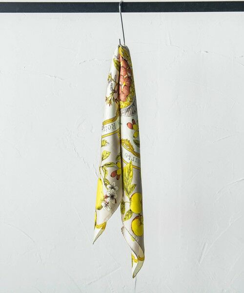 LAUTREAMONT / ロートレアモン マフラー・ショール・スヌード・ストール | 【WEB限定】【manipuri】＜シルクスカーフ88＞アンティークレシピ | 詳細10