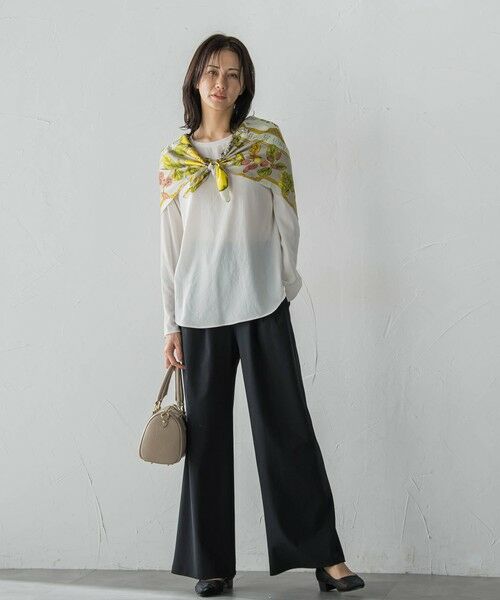 LAUTREAMONT / ロートレアモン マフラー・ショール・スヌード・ストール | 【WEB限定】【manipuri】＜シルクスカーフ88＞アンティークレシピ | 詳細11