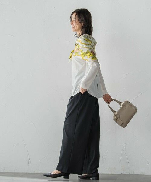 LAUTREAMONT / ロートレアモン マフラー・ショール・スヌード・ストール | 【WEB限定】【manipuri】＜シルクスカーフ88＞アンティークレシピ | 詳細12