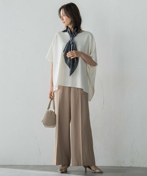 LAUTREAMONT / ロートレアモン カットソー | つぶつぶジョーゼットカットソー≪洗濯機で洗える≫ | 詳細1