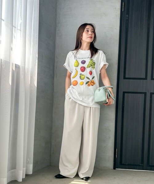 LAUTREAMONT / ロートレアモン カットソー | 【WEB限定】【RegencyWorks】フルーツTシャツ | 詳細4