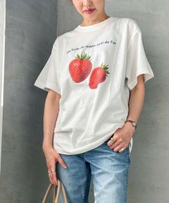 LAUTREAMONT / ロートレアモン カットソー | 【WEB限定】【RegencyWorks】フルーツTシャツ strawberry
