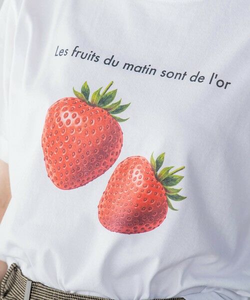 LAUTREAMONT / ロートレアモン カットソー | 【WEB限定】【RegencyWorks】フルーツTシャツ strawberry | 詳細11