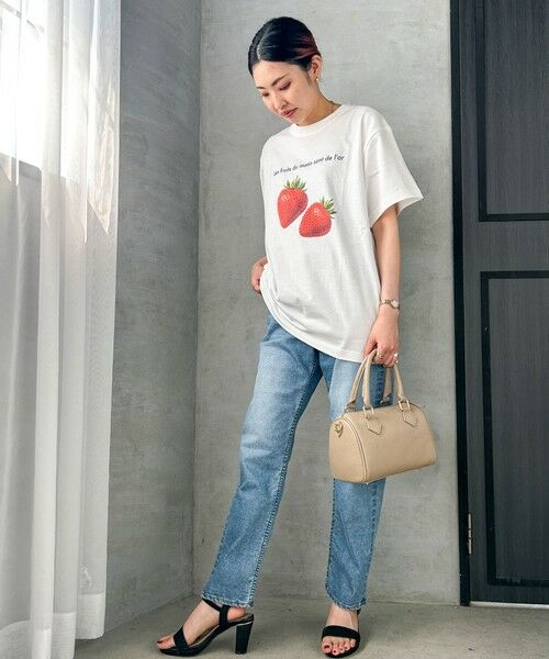 LAUTREAMONT / ロートレアモン カットソー | 【WEB限定】【RegencyWorks】フルーツTシャツ strawberry | 詳細3