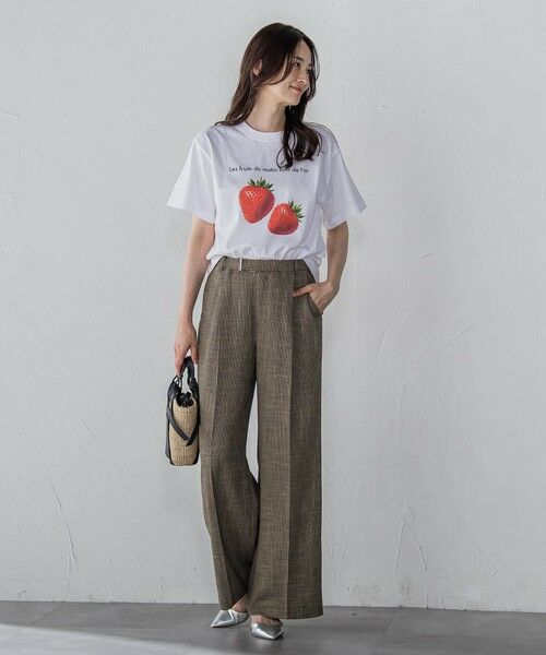 LAUTREAMONT / ロートレアモン カットソー | 【WEB限定】【RegencyWorks】フルーツTシャツ strawberry | 詳細4