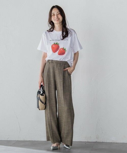 LAUTREAMONT / ロートレアモン カットソー | 【WEB限定】【RegencyWorks】フルーツTシャツ strawberry | 詳細5