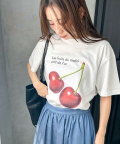 LAUTREAMONT / ロートレアモン カットソー | 【WEB限定】【RegencyWorks】フルーツTシャツ cherry