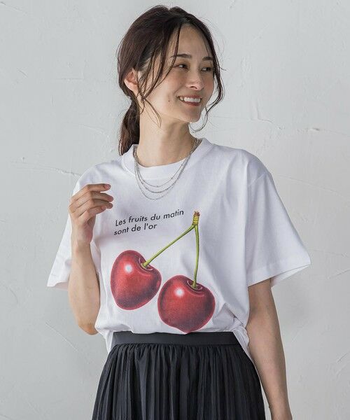 LAUTREAMONT / ロートレアモン カットソー | 【WEB限定】【RegencyWorks】フルーツTシャツ cherry | 詳細10