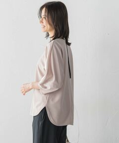 LAUTREAMONT / ロートレアモン カットソー | 【WEB限定】フォルムスリーブバックジップトップス≪洗濯機で洗える≫