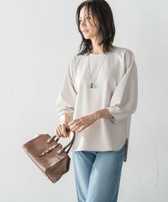 LAUTREAMONT / ロートレアモン カットソー | 【WEB限定】フォルムスリーブバックジップトップス≪洗濯機で洗える≫