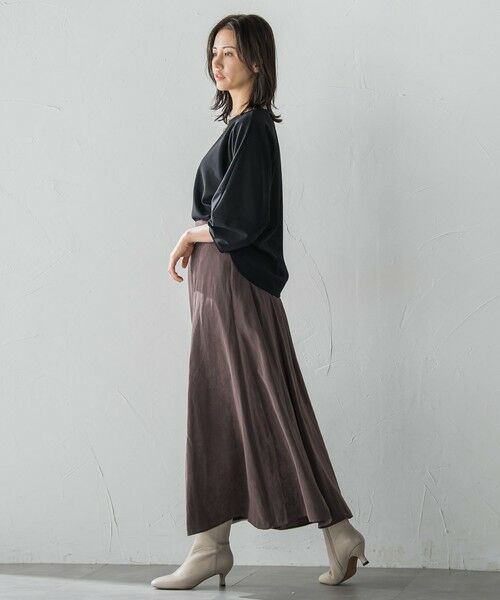 LAUTREAMONT / ロートレアモン カットソー | 【WEB限定】フォルムスリーブバックジップトップス≪洗濯機で洗える≫ | 詳細2