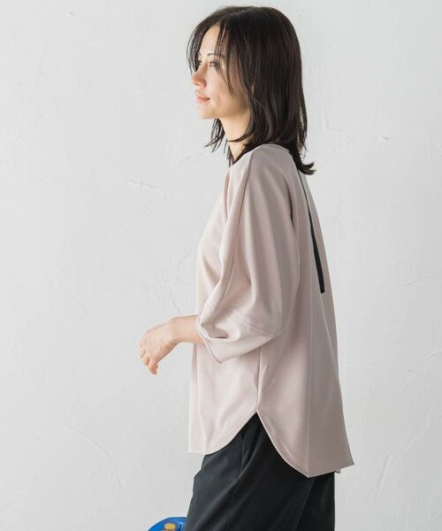 LAUTREAMONT / ロートレアモン カットソー | 【WEB限定】フォルムスリーブバックジップトップス≪洗濯機で洗える≫ | 詳細10