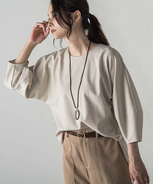 LAUTREAMONT / ロートレアモン カットソー | 【WEB限定】フォルムスリーブバックジップトップス≪洗濯機で洗える≫ | 詳細18