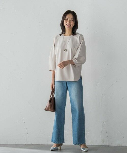 LAUTREAMONT / ロートレアモン カットソー | 【WEB限定】フォルムスリーブバックジップトップス≪洗濯機で洗える≫ | 詳細25