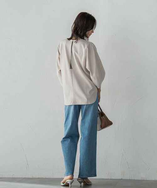 LAUTREAMONT / ロートレアモン カットソー | 【WEB限定】フォルムスリーブバックジップトップス≪洗濯機で洗える≫ | 詳細27