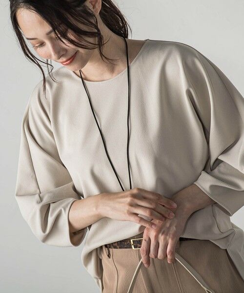 LAUTREAMONT / ロートレアモン カットソー | 【WEB限定】フォルムスリーブバックジップトップス≪洗濯機で洗える≫ | 詳細19