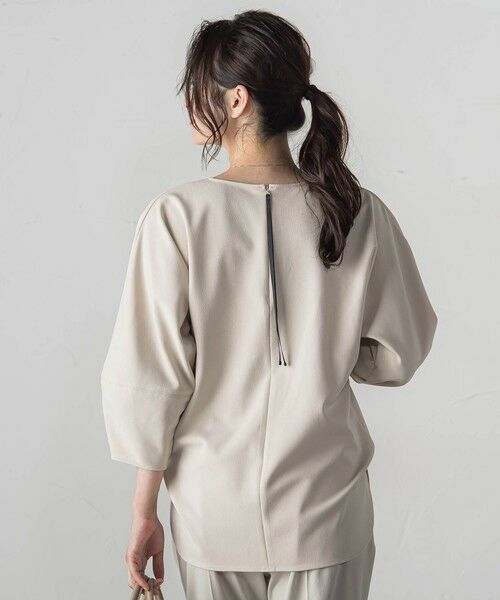 LAUTREAMONT / ロートレアモン カットソー | 【WEB限定】フォルムスリーブバックジップトップス≪洗濯機で洗える≫ | 詳細21