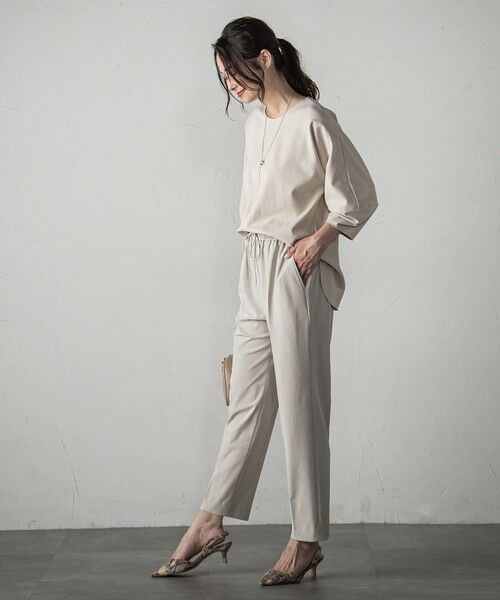 LAUTREAMONT / ロートレアモン カットソー | 【WEB限定】フォルムスリーブバックジップトップス≪洗濯機で洗える≫ | 詳細22