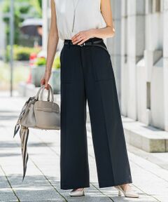 LAUTREAMONT / ロートレアモン その他パンツ | タックレスワイドチノパンツ≪洗濯機で洗える≫