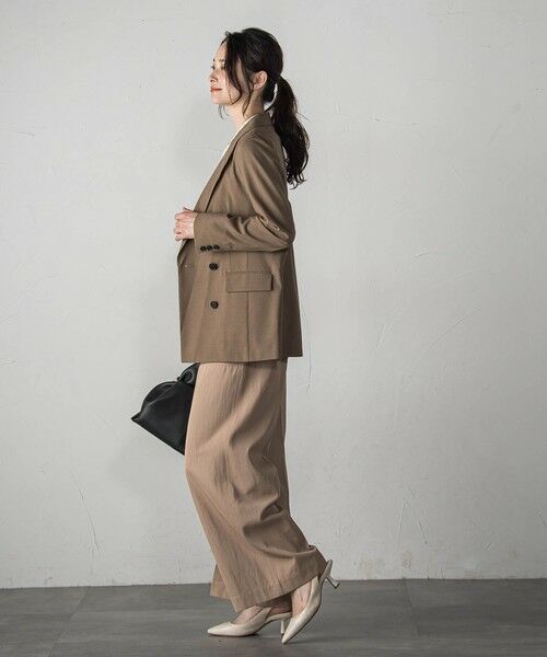 LAUTREAMONT / ロートレアモン その他パンツ | タックレスワイドチノパンツ≪洗濯機で洗える≫ | 詳細19