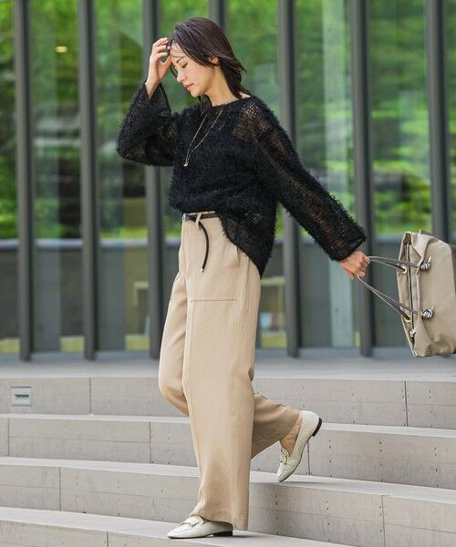 LAUTREAMONT / ロートレアモン その他パンツ | タックレスワイドチノパンツ≪洗濯機で洗える≫ | 詳細27