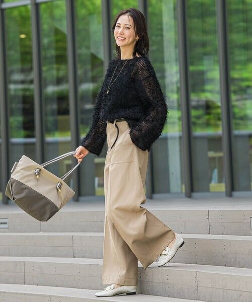 LAUTREAMONT / ロートレアモン その他パンツ | タックレスワイドチノパンツ≪洗濯機で洗える≫ | 詳細28