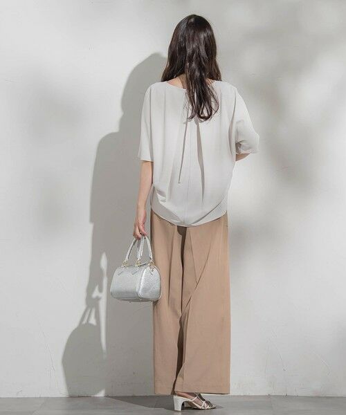 LAUTREAMONT / ロートレアモン その他パンツ | タックレスワイドチノパンツ≪洗濯機で洗える≫ | 詳細10