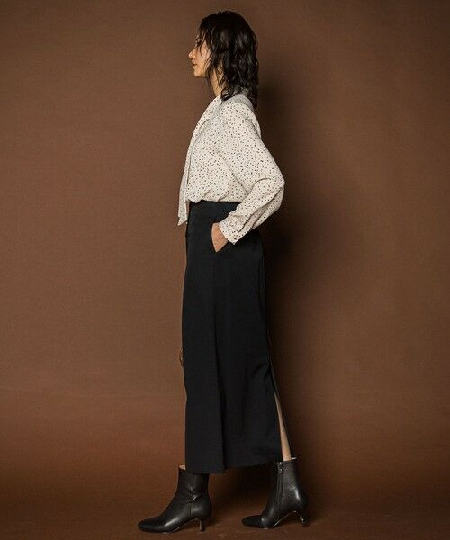 LAUTREAMONT / ロートレアモン ミニ・ひざ丈スカート | ナローシルエットチノスカート≪洗濯機で洗える≫ | 詳細4