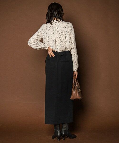 LAUTREAMONT / ロートレアモン ミニ・ひざ丈スカート | ナローシルエットチノスカート≪洗濯機で洗える≫ | 詳細5