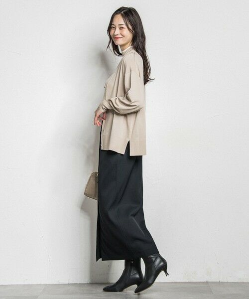 LAUTREAMONT / ロートレアモン ミニ・ひざ丈スカート | ナローシルエットチノスカート≪洗濯機で洗える≫ | 詳細7