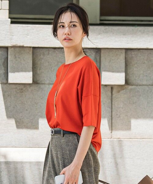 LAUTREAMONT / ロートレアモン ニット・セーター | バックボタン5分袖ニット≪手洗い可能≫ | 詳細1