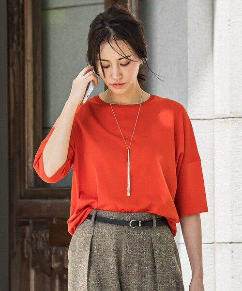 LAUTREAMONT / ロートレアモン ニット・セーター | バックボタン5分袖ニット≪手洗い可能≫ | 詳細3