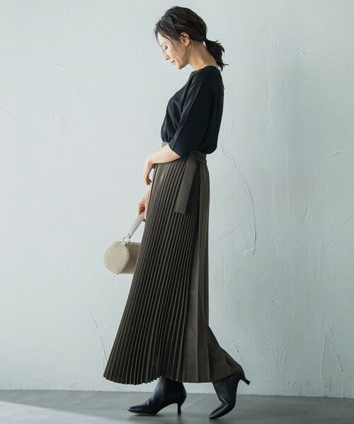 LAUTREAMONT / ロートレアモン ニット・セーター | バックボタン5分袖ニット≪手洗い可能≫ | 詳細14