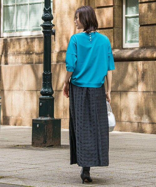 LAUTREAMONT / ロートレアモン ニット・セーター | バックボタン5分袖ニット≪手洗い可能≫ | 詳細21