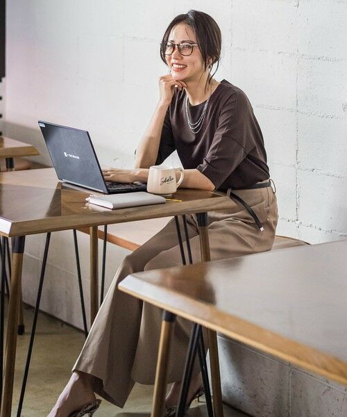 LAUTREAMONT / ロートレアモン ニット・セーター | バックボタン5分袖ニット≪手洗い可能≫ | 詳細24