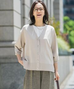 LAUTREAMONT / ロートレアモン カーディガン・ボレロ | Vネックニットカーディガン≪手洗い可能≫