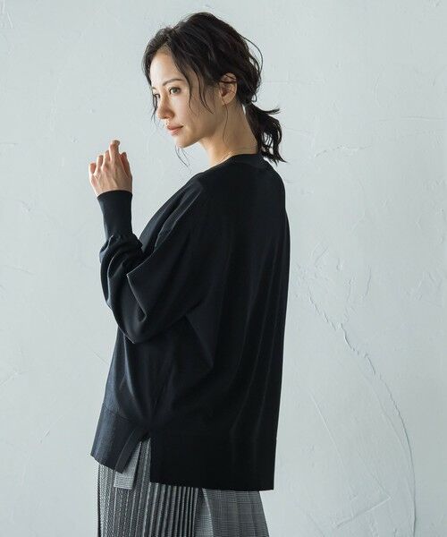 LAUTREAMONT / ロートレアモン カーディガン・ボレロ | Vネックニットカーディガン≪手洗い可能≫ | 詳細5